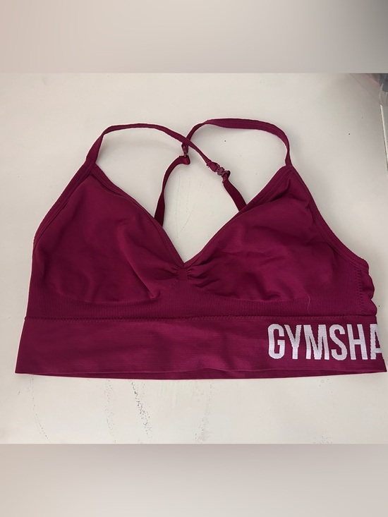 Gymshark Other - Gymshark Burgundy Seamless Sports Bralette